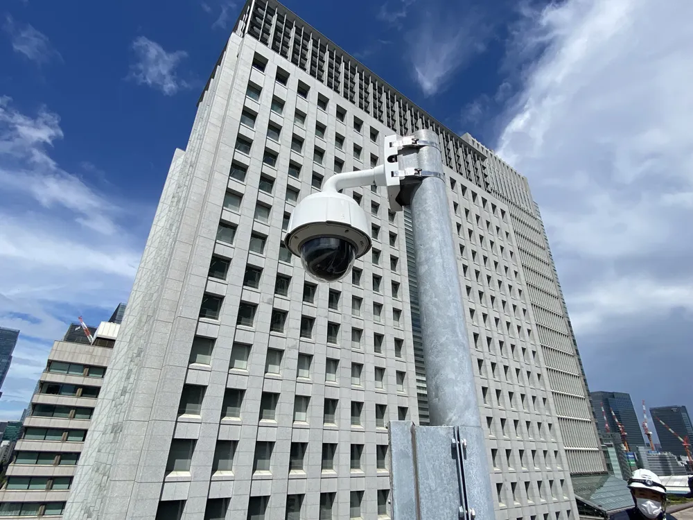 設置した防犯カメラ
